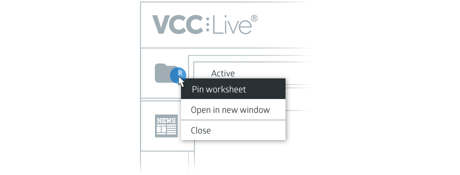 VCC Live Desk Pinning Worksheets Illustration