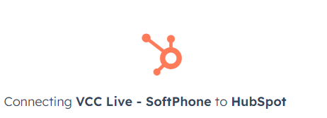 Connect VCC Live for HubSpot to a VCC account