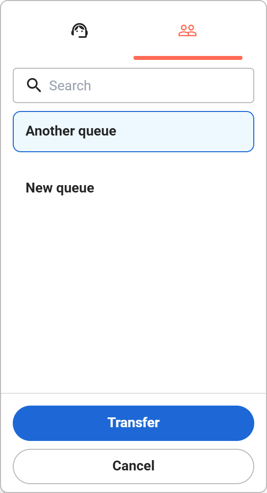 Transfer email to a queue